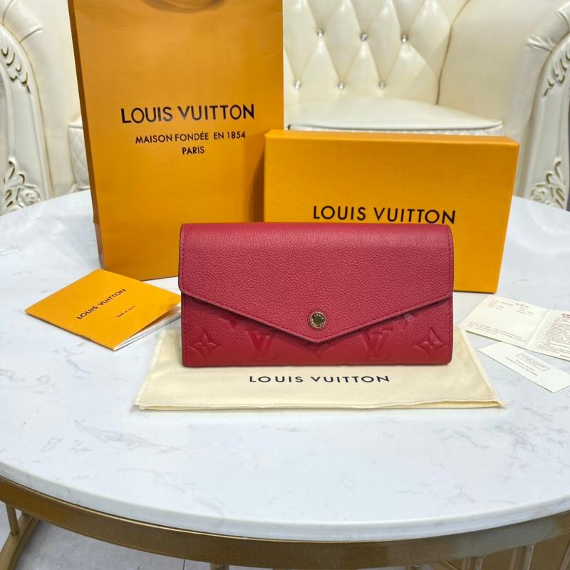 Louis Vuitton Wallets M61181 Full Skin Red